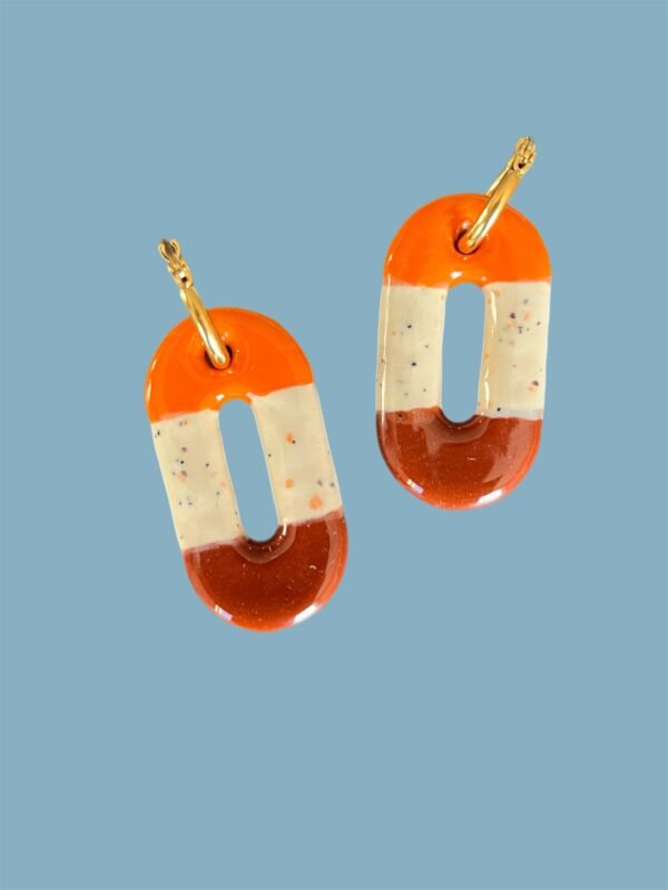 Oorbellen ‘Orange is the new Black’