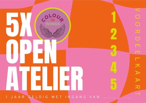 Open Atelier - Voordeelkaart