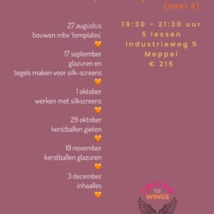 Keramiekcursus 'Thursday Clay Club' deel 3