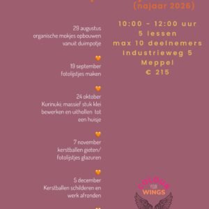 Keramiekcursus 'Saturday Clay Club' deel 4