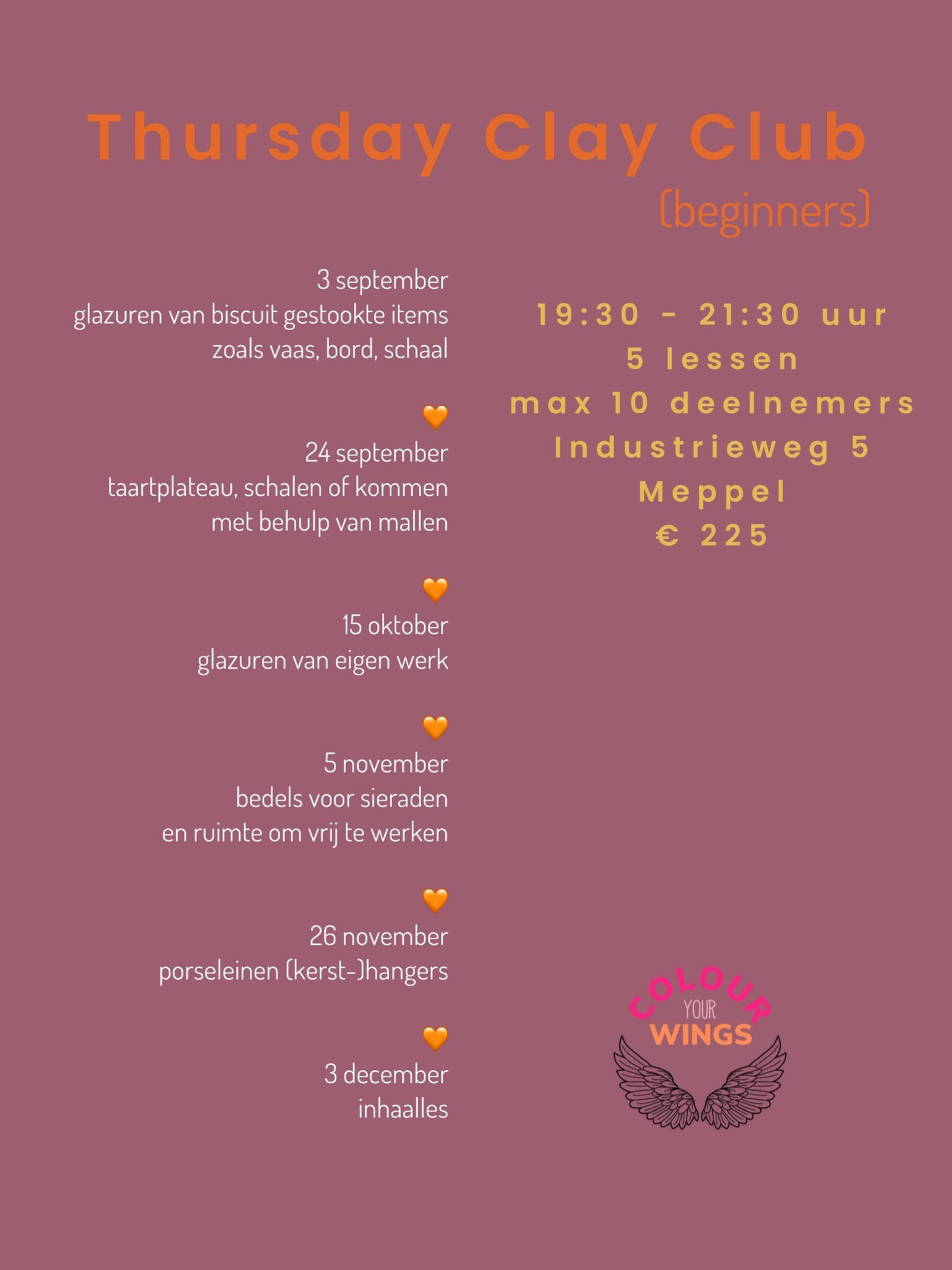 Keramiekcursus 'Thursday Clay Club' (deel 1) - Afbeelding 8